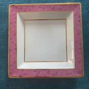 Legle Limoges porcelain from France square dish